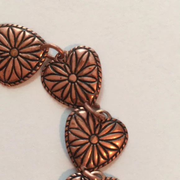 Exquisite vintage Western style copper bracelet, excellent condition! - Picture 7 of 16